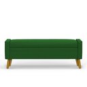 Ver imagem 1 de Recamier Bau Londres 1,40m Suede Verde - Clique Decor