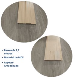 Painel Ripado Ma105 Mdf Molduarte - 2,7mx10,5cm - 2