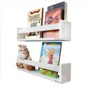 Ver imagem 2 de Prateleira revisteiro porta livro infantil 2 peças