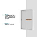 Ver imagem 3 de Guarda Roupa Casal Compacto 2 Portas 2 Gavetas Branco