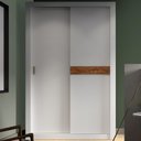 Ver imagem 1 de Guarda Roupa Casal Compacto 2 Portas 2 Gavetas Branco