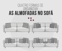 Ver imagem 5 de Kit 3 Capas de Almofada 43x43cm - Floral - Tecido Veludo 100% Poliéster