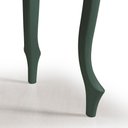 Ver imagem 4 de Aparador para Sala em Madeira Maciça Pés Luis Xv 1 Gaveta 1019 Linz Móveis - Verde Musgo/imbuia