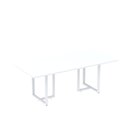 Ver imagem 1 de Mesa de Reunião Retangular 200x90cm MR2000P25TUB Branco