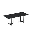 Ver imagem 1 de Mesa de Reunião Retangular 200x90cm MR2000P25TUB Preto