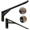 Ver imagem 1 de Suporte Dobrável Preto 350mm Hardt