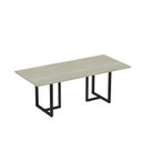 Ver imagem 1 de Mesa de Reunião Retangular 200x90cm MR2000P25TUB Bege/Nogueira Casablanca/Preto