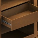 Ver imagem 4 de Guarda-Roupa Modulado 2 Portas Modena Marrom/Amendoa