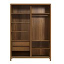 Ver imagem 5 de Guarda-Roupa Modulado 2 Portas Modena Marrom/Amendoa
