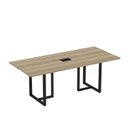 Ver imagem 2 de Mesa de Reunião Retangular com Power Box 200x90cm Mr2000p25tub