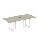 Ver imagem 2 de Mesa de Reunião Retangular com Power Box 200x90cm Mr2000p25tub