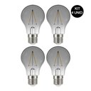 Ver imagem 2 de Lâmpada Led Fumê 30w Kit 4 Unid. Branco Quente Decorativa Iluminação Vintage Retrô Luz Casa Decoraçã