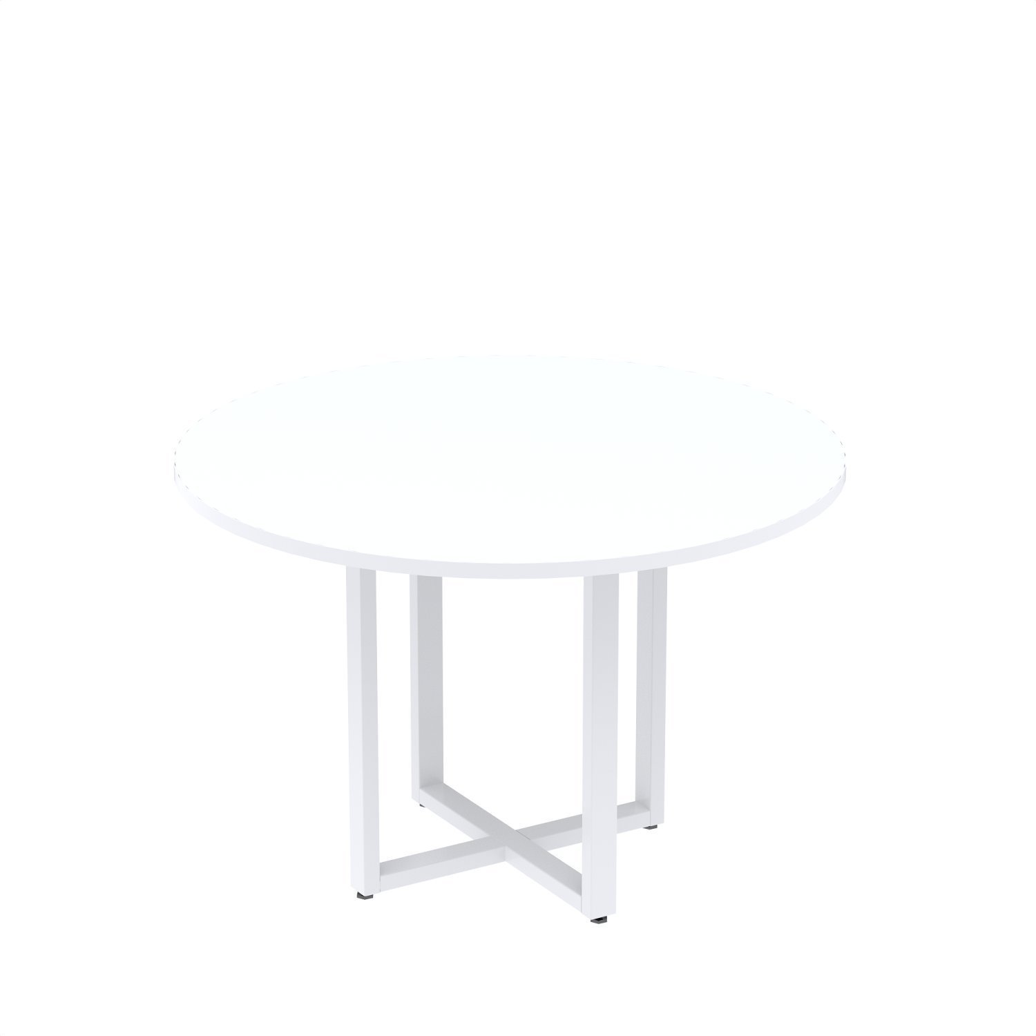 Mesa de Reunião Redonda 100cm Mrr1100p25tub - 2