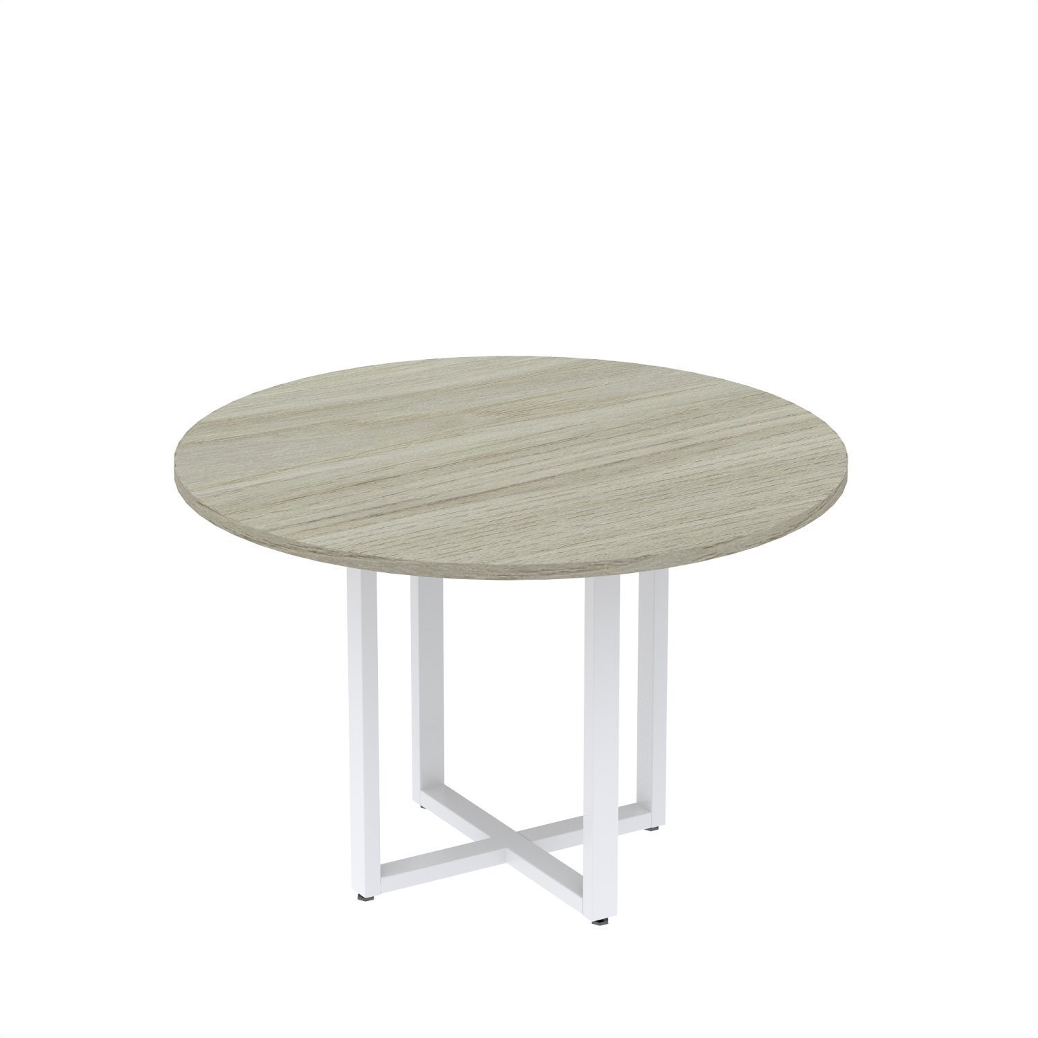 Mesa de Reunião Redonda 100cm Mrr1100p25tub - 2