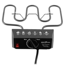 Churrasqueira Elétrica Gourmet Bcg1 Britânia Bandeja Removível Fácil Limpeza 127v - 3