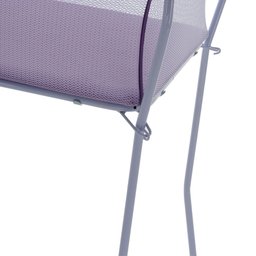 Mini Berço Moisés Lilás acompanha mosquiteiro - 87x61x84 - Lilás - 5