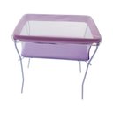 Ver imagem 4 de Mini Berço Moisés Lilás acompanha mosquiteiro - 87x61x84 - Lilás