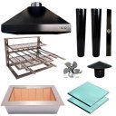 Ver imagem 1 de Kit Churrasqueira Gourmet P Cor Preta