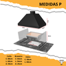 Kit Churrasqueira Gourmet  P Cor Preta - 4