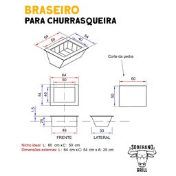 Kit Gourmet Pequena Galvanizada Preta - 2