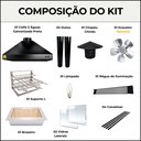 Ver imagem 6 de Kit Churrasqueira Gourmet P Cor Preta