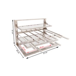 Kit Gourmet Pequena Galvanizada Preta - 3