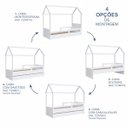 Ver imagem 5 de Cama Infantil Montessoriana Solteiro Branco Completa Móveis