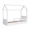 Ver imagem 4 de Cama Infantil Montessoriana Solteiro Branco Completa Móveis