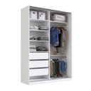 Ver imagem 5 de Guarda Roupa Solteiro 2 Portas Rc2002 Linha Roupeiros Emovell