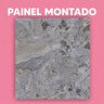 Papel de Parede Painel 3d Mármore Carrara Cinza 1m Revestimento Auto Colante Brilho Marmorizado - 3