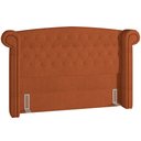 Ver imagem 1 de Cabeceira Cama Box Casal 195 Cm Sofia Bouclê Terracota - Lyam Decor