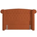 Ver imagem 3 de Cabeceira Cama Box Casal 195 Cm Sofia Bouclê Terracota - Lyam Decor