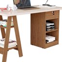 Ver imagem 3 de Mesa Cavalete Bali Off White Canela Carmolar