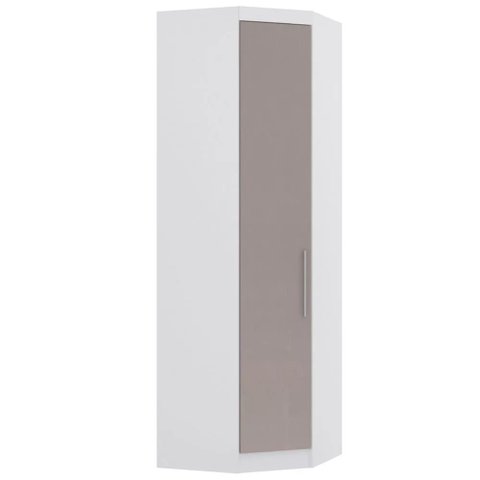 Guarda-roupa Canto Oblíquo Modulado 1 Porta Alpes Luciane