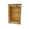 Vitrine Suspensa Amadeirada Porta Vidro 64x44cm C/ Led Colecionador - 4