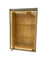 Ver imagem 4 de Vitrine Suspensa Amadeirada Porta Vidro 64x44cm c/ LED Colecionador