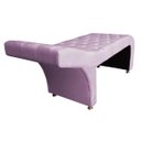 Ver imagem 4 de Maca Estética Capitonê com Escada e Almofada Veludo Lilás - Ninho Decor