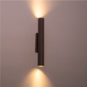 Ver imagem 6 de Arandela Tubo Cilindro 30cm 2 Fachos Cinza P/ 2 Mr11 St2773