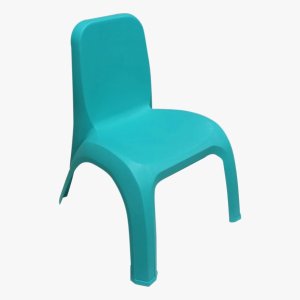Kit 2 Cadeira Plástica Infantil Verde Água - Gibafer