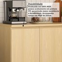 Ver imagem 7 de Cozinha Compacta 100 MDF 3 Peças com Tampo e Cristaleira 190cm Aura Luciane Móveis