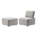 Ver imagem 1 de Poltrona Modular e Puff Block Pes Madeira Boucle Tce 1018 Moll