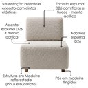 Ver imagem 6 de Poltrona Modular e Puff Block Pes Madeira Boucle Tce 1018 Moll