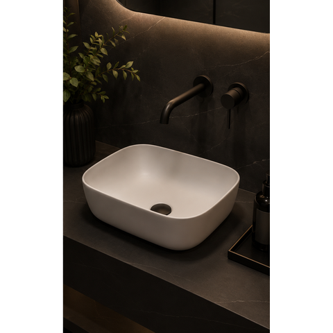 Cuba de Apoio Artic Slim White Matte
