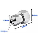 Ver imagem 4 de Adaptador Filtro Torneira Rosca 1/4" X Mangueira 6mm 1500004