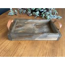 Ver imagem 2 de Bandeja Rústica para Mesa de Centro 40cm