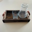 Ver imagem 4 de Bandeja Rústica para Mesa de Centro 40cm