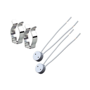 Ver imagem 1 de Kit 10 Abraçadeira + 10 Rabicho Lâmpada Tubular T8 Led Fluorescente Bivolt