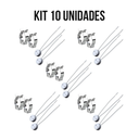 Ver mais imagens de Kit 10 Abraçadeira + 10 Rabicho Lâmpada Tubular T8 Led Fluorescente Bivolt