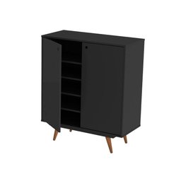 Sapateira Retro 50 Preto Ac - Cor: Preto - 4