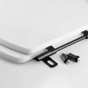 Ver imagem 3 de Ferragem Preta Avulsa para Assento Sanitário